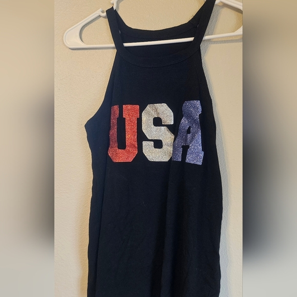 Black USA Tank Top - Picture 2 of 3